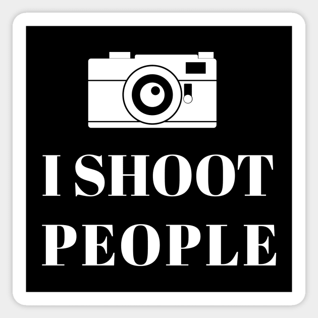 I Shoot People Sticker by outdoorlover